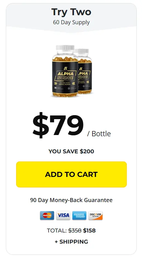 Alpha Surge 1 bottle price